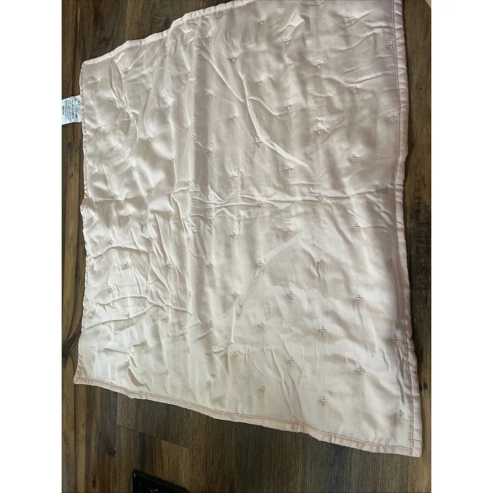 Bamboo Dream Quilted Sham Set Color: Soft Blush Size: King pack 1)